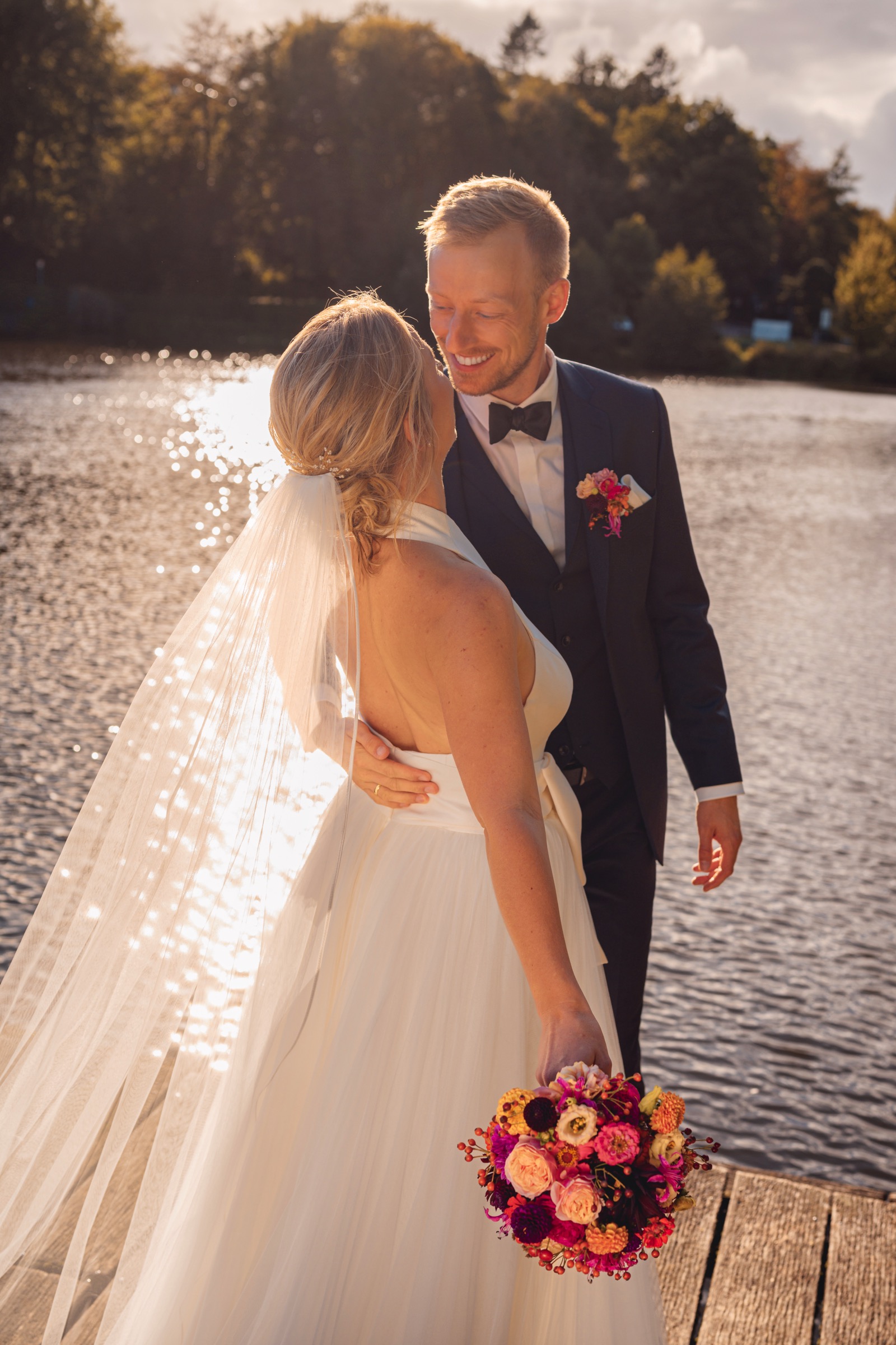 Entspanntes Paarportrait