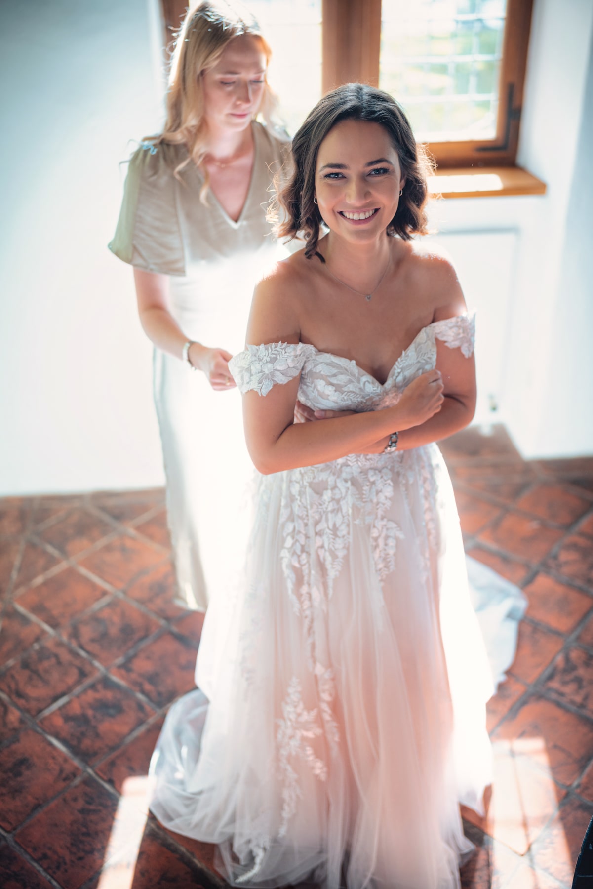 Getting Ready der Braut